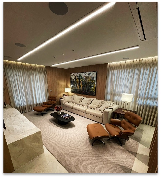 Sala de TV integrada